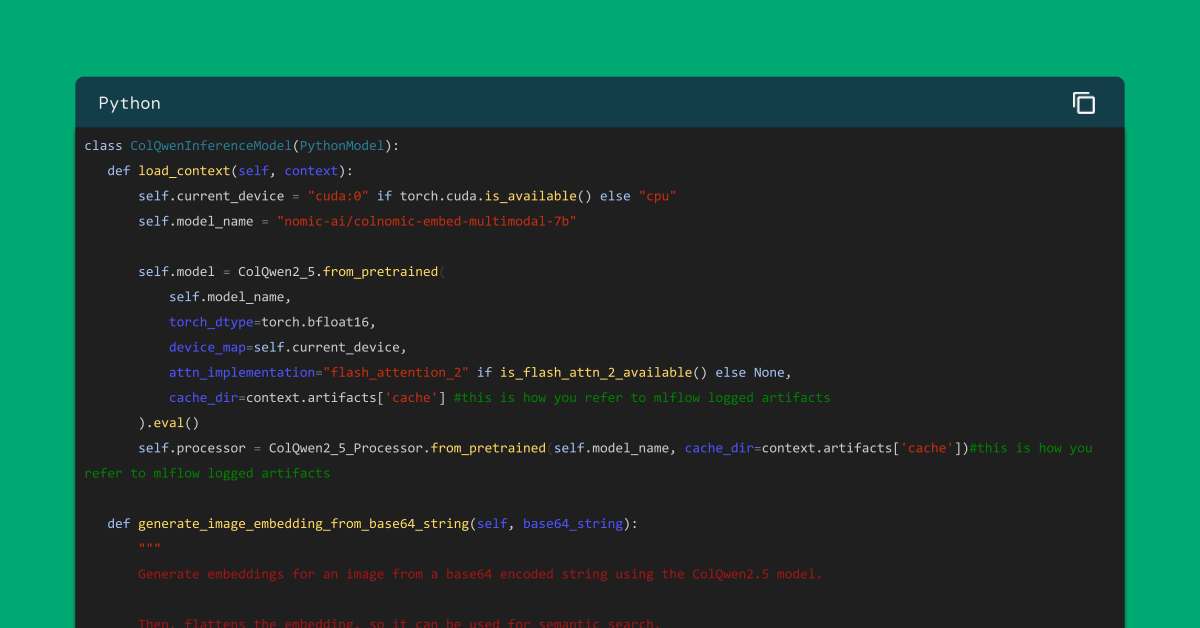 Code displaying data analytics and AI embedding concepts.